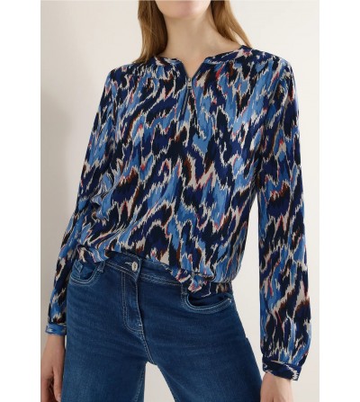Blusa Zip estampada