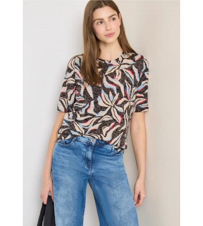 Camiseta manga corta estampada