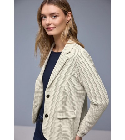 Blazer estructurado a rayas