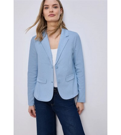 Blazer básica de piqué