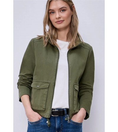 Chaqueta con efecto lavado