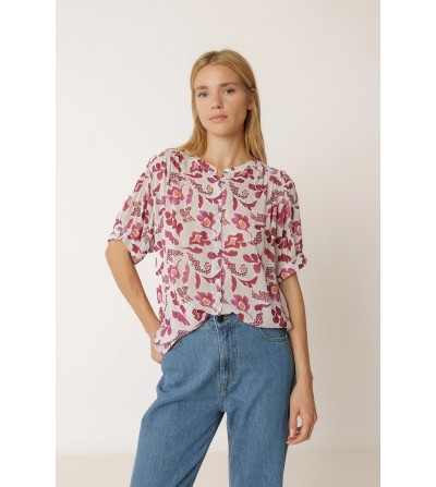Camisa Maxi Flor