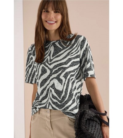 Camiseta Zebra Print Burn